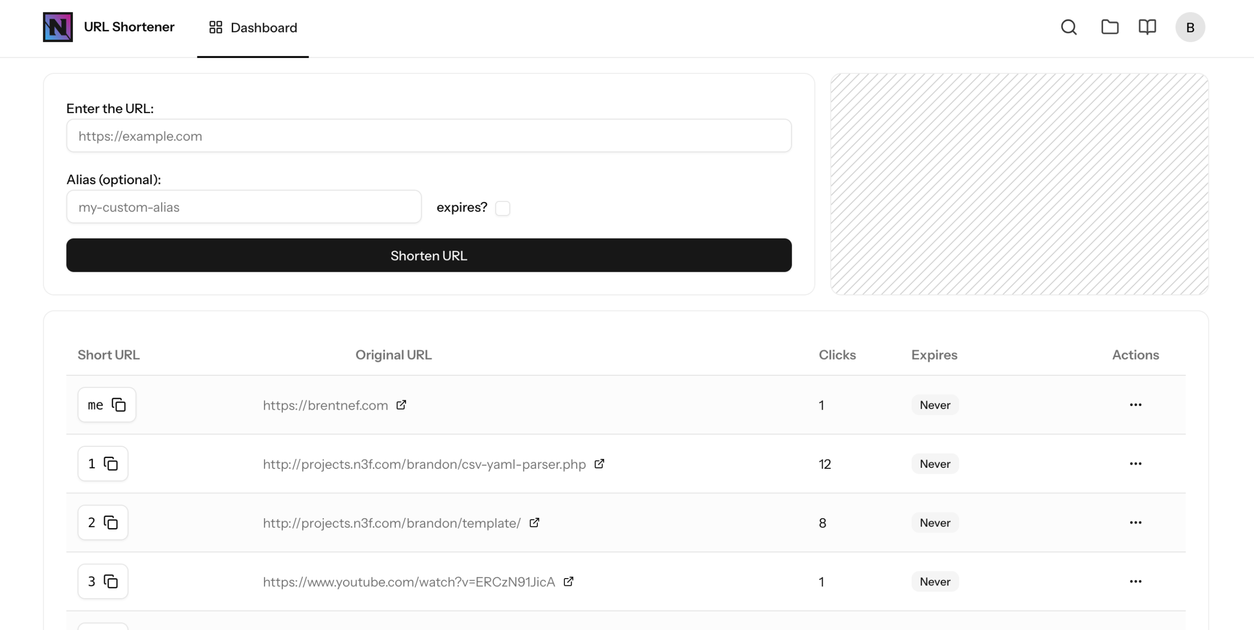 Laravel Url Shortener FTW